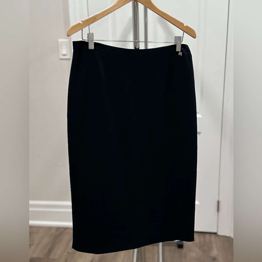 Zuhair Murad Elegant Black Pencil Skirt
